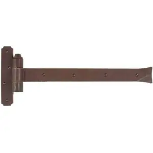 Non Perdere Bandella UTENSIL LEGNO modello FF278 dritta piana dimensioni 400x30 occhio centrato con cardine a legno spina diametro 14 per serramento in ferro ruggine