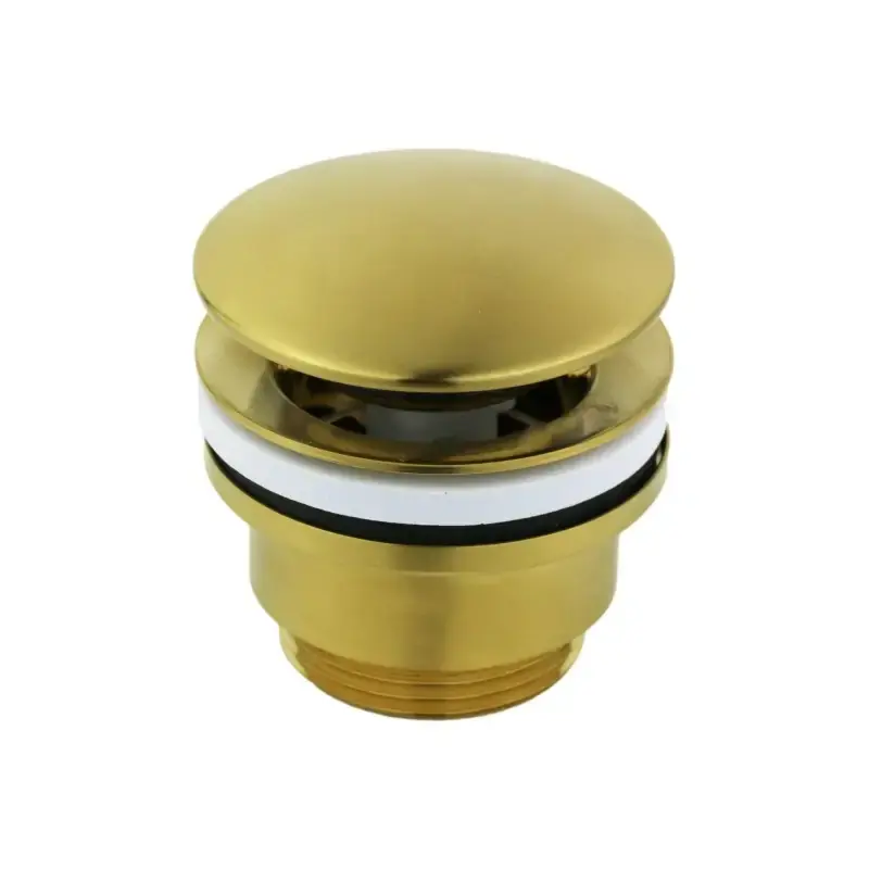 Ultima Occasione PVD Universal Click-Clack Abflussstöpsel für Waschbecken und Bidet, gebürstetes Gold Paini 53PJ945ETSR