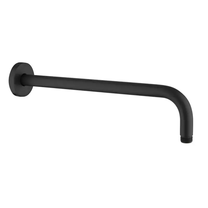 Runder Duscharm 300 mm in mattschwarzer Farbe Tecom BRD30RNR Reso Gratuito