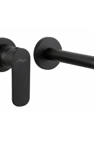 Waschtisch-Wandbatterie mit 20 cm Auslauf in Mattschwarz Paini Nove 09YO208TC Prezzo Basso