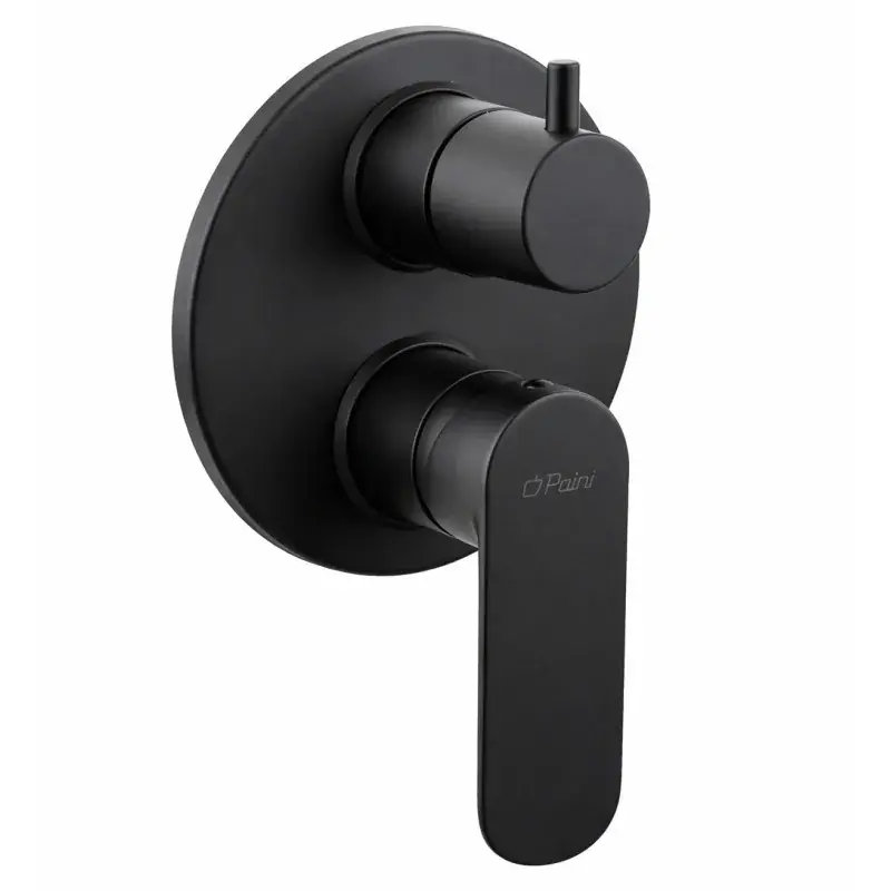 UP-Brausemischer mit mattschwarzem Umsteller Paini Nove 09YO691TC1 Must-Have