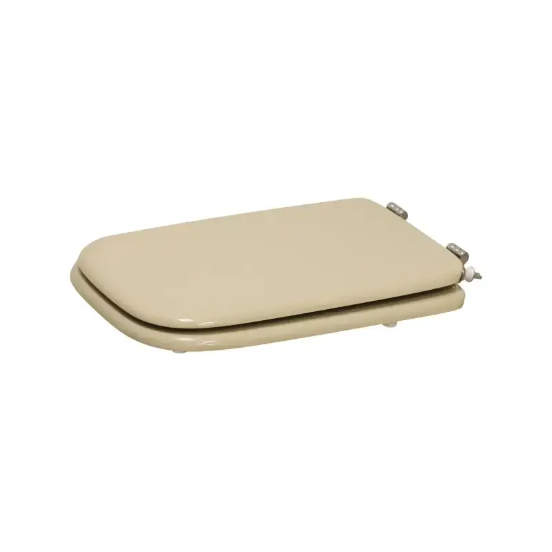 Champagnerfarbener Ersatz-Toilettensitz für Toilettenschüsseln der Serie Conca Ideal Standard Niclam N4/6 Prezzo Conveniente