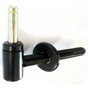 Cardine M2 modello 5200 perno sfilabile M12 lunghezza 70 completo di rondella copri-foro e boccola di sicurezza cerniera serie 3700 per serramento in acciaio finitura nero Offerta Lampo