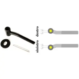 Quantità Limitata Cardine M2 modello 5216 perno sfilabile M12 lunghezza 90 zancato 6mm fermascuro a scatto serie 2300 completo di rondella copriforo per serramento in acciaio finitura nero