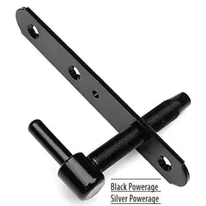 Sconto Cardine AGB vite su piastra frontale 18mm per serramento in acciaio finitura argento