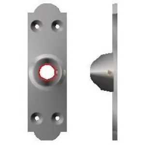 Piastrina regolazione cardine DIDIEFFE gambo sagomato 100x28mm per serramento in ferro zincato polveri poliesteri RAL9005 Direttamente Dal Produttore