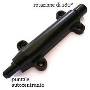 Promo Stagionale Terminale M2 modello 1051 alzante sinistro per serramento in zama finitura nero
