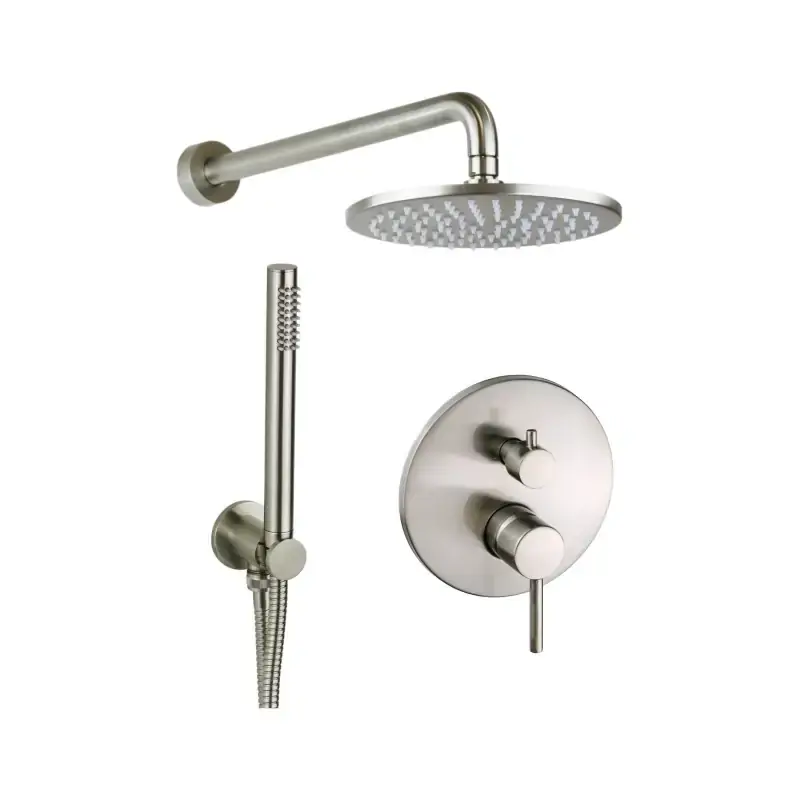 copy of Komplettes Duschset in Bronzefarbe mit 200 mm Duschkopf Pollini Jessy C477355255OA Offerta Del Giorno