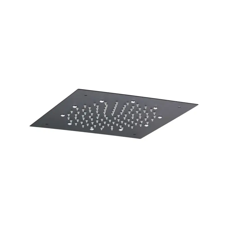 Deckeneinbauduschkopf in mattschwarzer Farbe Pollini acqua design Marte SD4960303NO Compra Oggi Stesso