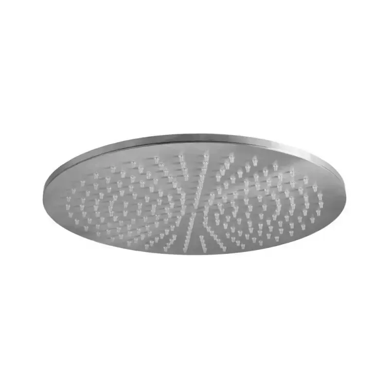 Più Venduto Runder Duschkopf Ø 225 mm aus messingfarben gebürstetem Stahl Paffoni Light ZSOF074ST