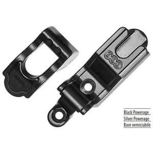 Ultima Occasione Fermo maniglia AGB spagnoletta unica spessore standard per serramento in zama finitura nero