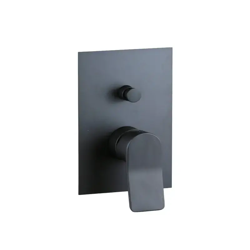Einbau-Brausemischer mit 2-Wege-Umstellung in Mattschwarz Paffoni TILT TI015NO Economico