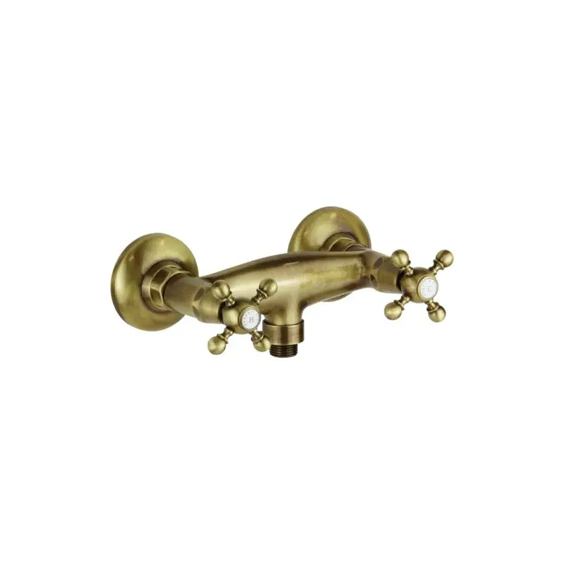 Externe Brausebatterie in antiker Bronzefarbe Porta&Bini Old Fashion 62541BR Quantità Limitata