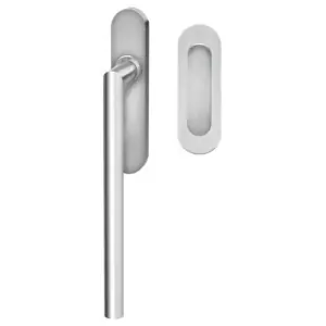 Offerta Speciale Maniglione alzante scorrevole singolo KARCHER DESIGN modello EHS28 per serramento su placca e maniglia incasso in acciaio inox satinato
