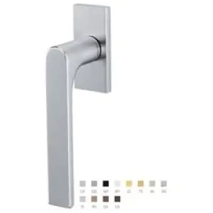 Super Prezzo Martellina dk OLIVARI modello GLORIA Q per serramento con rosetta bassa con quadro 42 in ottone cromo satinato
