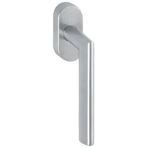 Ultime Pezzi Martellina dk HOPPE modello STOCKHOLM per serramento con rosetta con quadro variabile in acciaio inox satinato