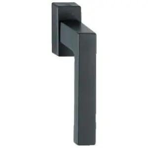 Offerta Lampo Martellina dk HOPPE modello TOULON per serramento con rosetta con quadro variabile in alluminio nero opaco