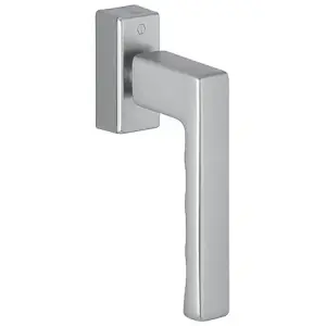 Consegna Rapida Martellina dk secuforte HOPPE modello TOULON per serramento con rosetta con quadro variabile in alluminio aspetto inox opaco