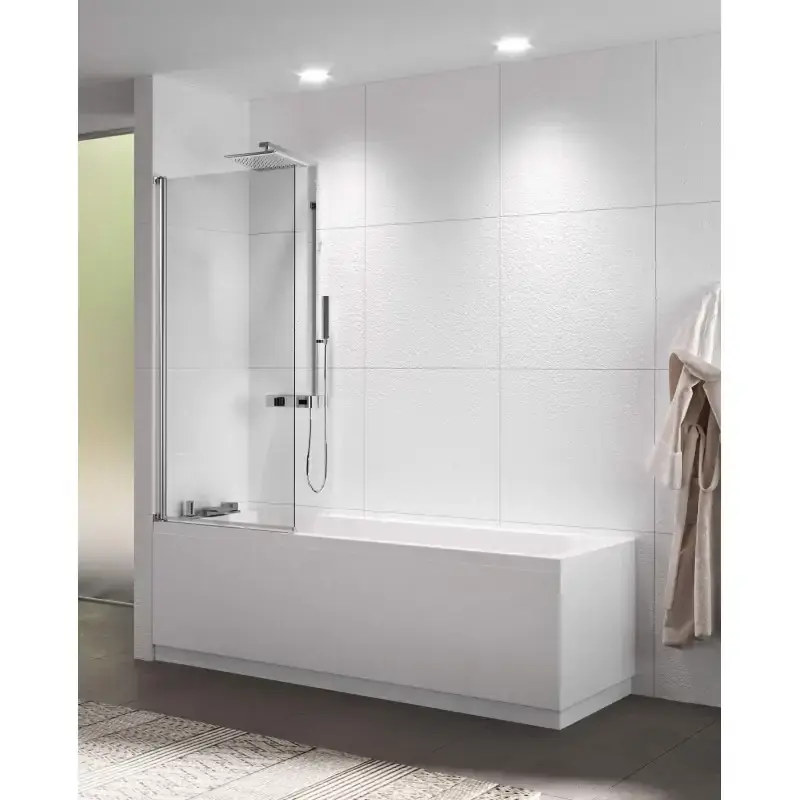 Glaswand für 70 cm Badewanne, 1 180° Drehtür Novellini Riviera 2.0 1V Offerta