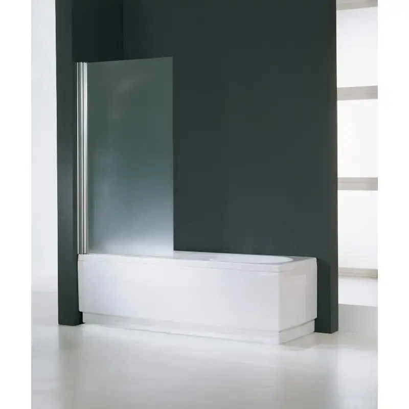 70cm Glaswand über der Badewanne mit 180° Drehtür Novellini Aurora 1 Di Tendenza