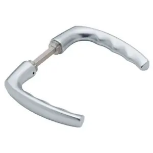 Nuova Collezione Maniglia impugnatura HOPPE modello ATLANTA per porta interna spessore 65-75 in alluminio argento
