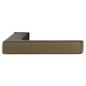 Maniglia impugnatura HOPPE modello AUSTIN per porta interna spessore 35-45 su rosetta mini in alluminio bronzo medio opaco Promozione Esclusiva