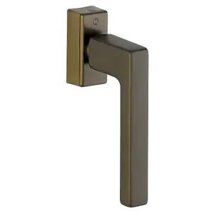 Martellina dk HOPPE modello AUSTIN per serramento con rosetta con quadro variabile in alluminio bronzo medio opaco Bestseller