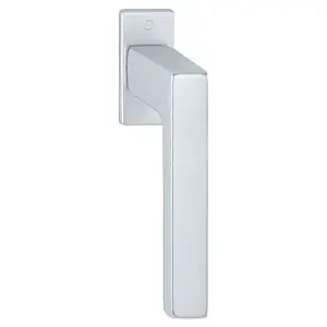 Bestseller Martellina dk HOPPE modello AUSTIN per serramento con rosetta bassa con quadro 37 in alluminio argento
