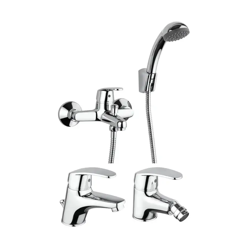 Acquista Ora Komplettes Badarmaturen-Set in Chromfarbe Piralla Ofelia KITOFELIA4CR