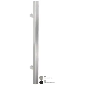 Maniglione REGUITTI modello TORONTO diritto per serramento in accaio inox laccato nero RAL9005 Spedizione Espresso