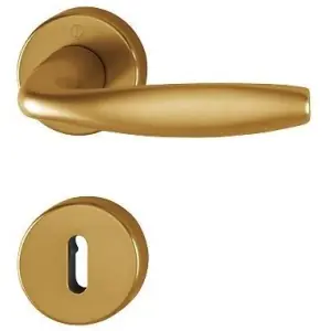 Compra Oggi Stesso Maniglia HOPPE modello NEW YORK per porta interna su rosetta e bocchetta con foro normale in alluminio bronzo