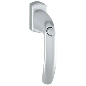 Martellina dk pulsante HOPPE modello NEW YORK per serramento con rosetta con quadro 35 in alluminio argento Offerta