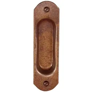 Maniglia incasso UTENSIL LEGNO modello FM308 per serramento con foro cieco in ferro ruggine Ultima Occasione