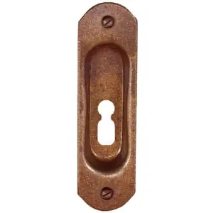 Maniglia incasso UTENSIL LEGNO modello FM308 per serramento con foro normale in ferro ruggine Occasione