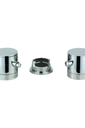 Affare Grau verchromter ABS-Thermostatgriffsatz Teorema 0196811-001