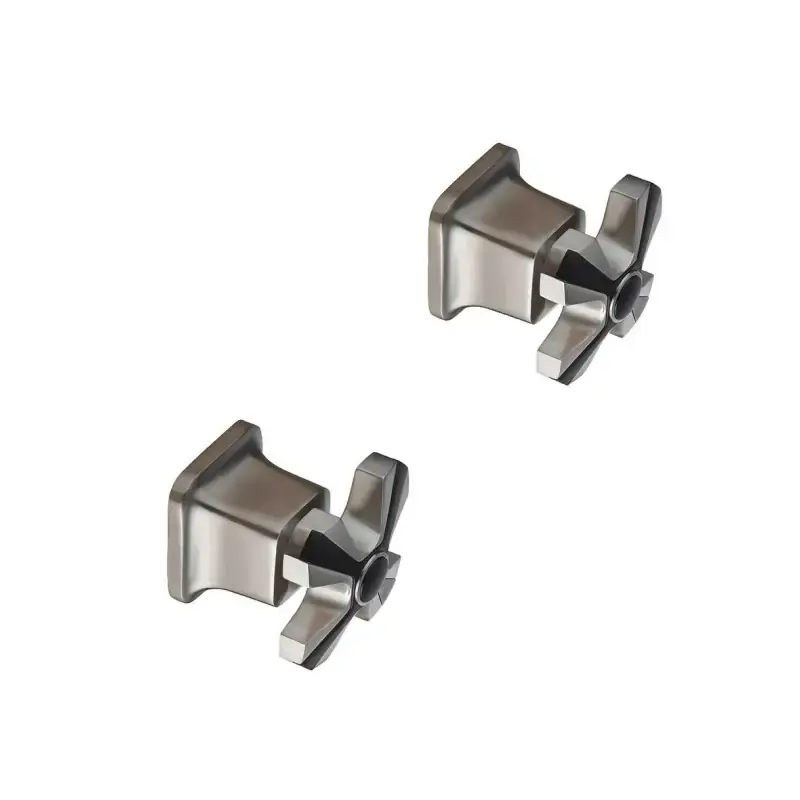 A Buon Prezzo Paar Einbauhähne in der Farbe gebürsteter Stahl mit 1/2"G-Anschlüssen Mamoli 1938 24320000062F