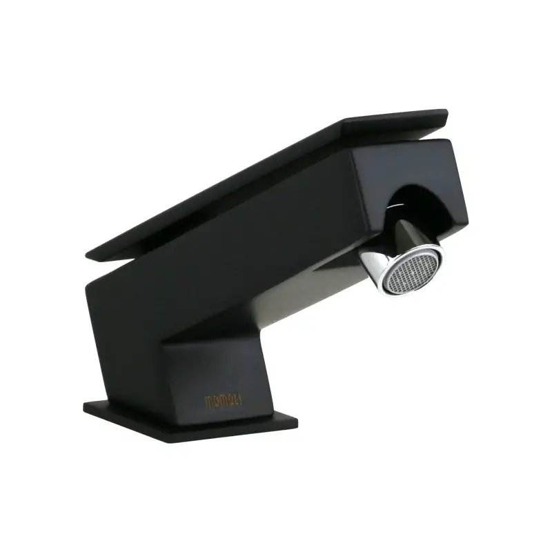 Acquista Ora Bidetmischer quadratisches Modell mit flachem Hebel aus mattschwarzem Messing Mamoli Mendini 58510000C00K