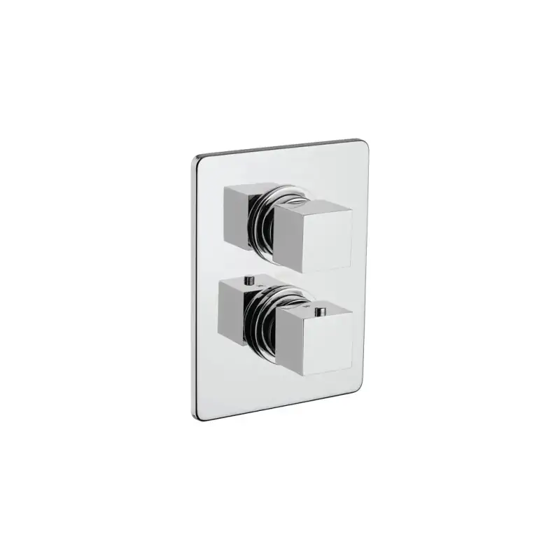 Außenteil für 2-Wege-Thermostat-Brausemischer quadratisches Modell Mamoli Mendini 3248PE000001 Consegna Rapida