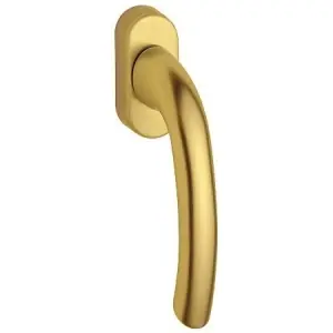 Martellina dk HOPPE modello TOKYO per serramento con rosetta con quadro 35 in alluminio oro Bestseller