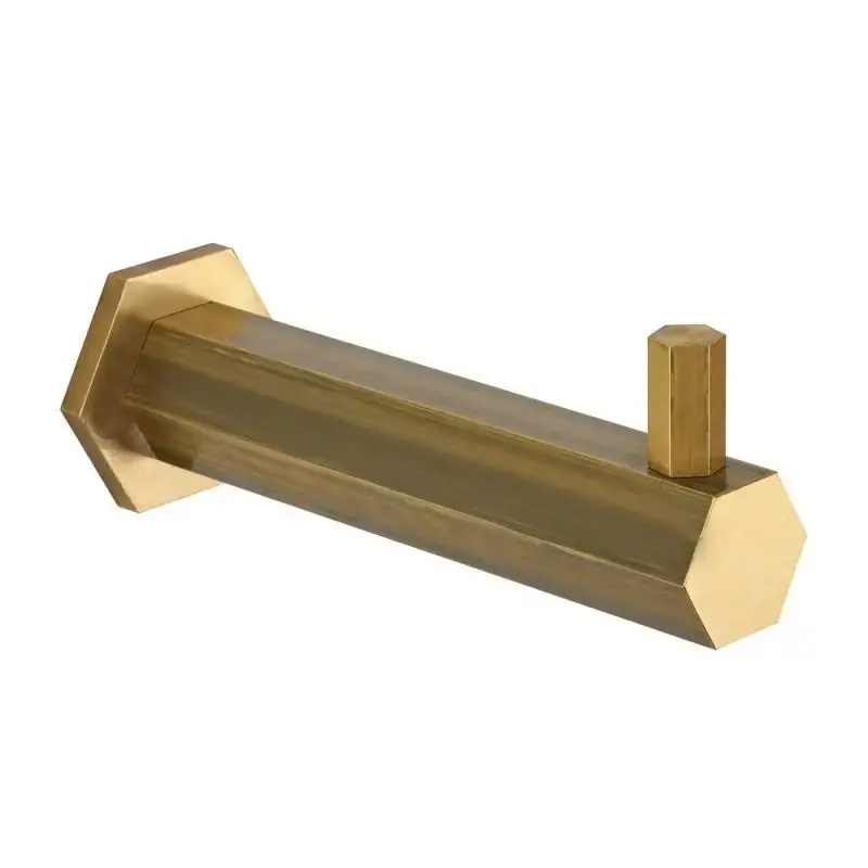 Toilettenpapierrollenhalter für Toilette, sechseckiges Modell aus Naturmessing, Mamoli Hexagonal 000006050007 Direttamente Dal Produttore