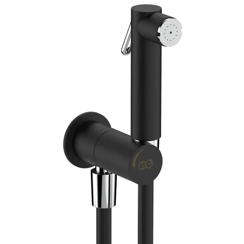 Hygiene hydrobürste ROUND DUAL 2 jets -Duschset mit Wasserauslass und integriertem Wasserhahn INGENIUS SG520NE Nuova Collezione