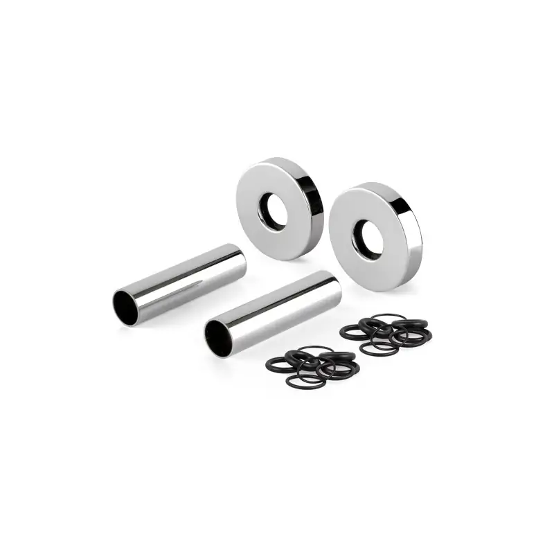 Schlauchabdeckungsset mit Rosette aus chromfarbenem Messing APM 061TA.70 Affare