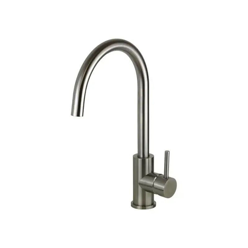 Runder Küchenspülenmischer aus AISI 316-Stahl Pollini Jessy Steel MXCUMC16CAS Nuova Collezione