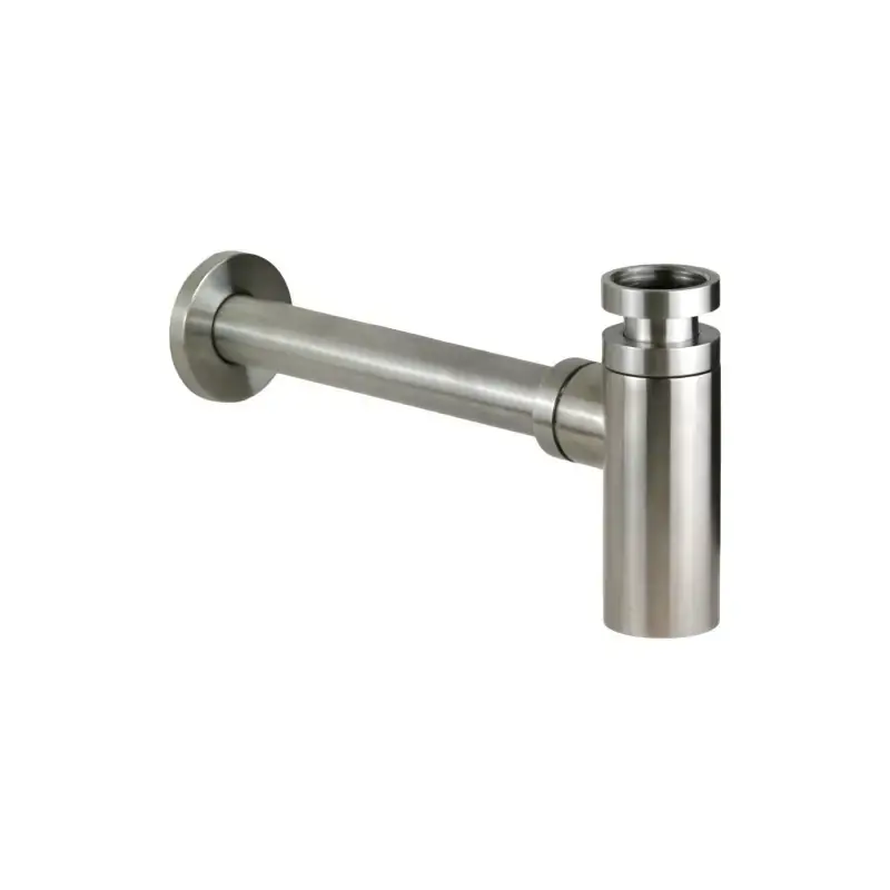 Consegna Rapida Runder Waschbeckensiphon aus AISI 316-Stahl Pollini Jessy Steel SI0000103AS