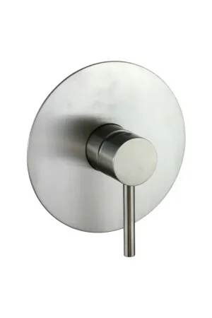 1-Wege-Einbau-Brausebatterie, rundes Modell aus AISI 316-Stahl Pollini Jessy Steel MXDIMC163AS Offerta Speciale