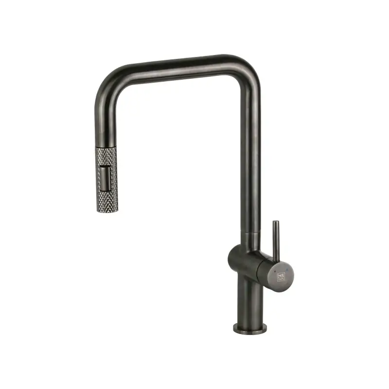Prezzo Basso Küchenspülenmischer in Gunmetal-Farbe mit ausziehbarer Dusche MS Taps Hollis C003BCEG