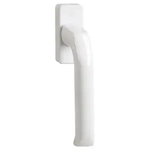 Offerta Del Giorno Martellina dk HOPPE modello LONDON per serramento con rosetta con quadro 35 in alluminio bianco