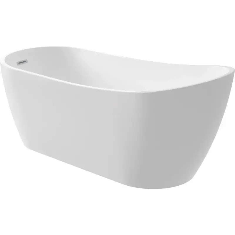 150 cm große Badewanne aus glänzend weißem Acryl, freistehend Deante ARNIKA KDA_015W Direttamente Dal Produttore