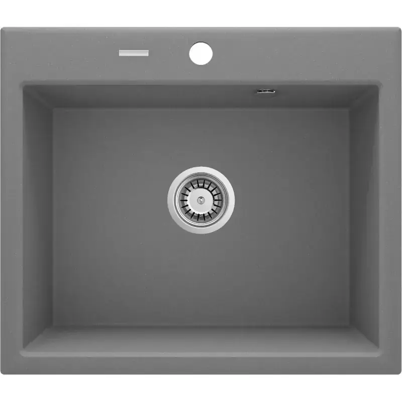 Küchenspüle 600 x 520 mm in der Farbe Metallic-Grau mit Zubehör Deante ANDANTE ZQN_S103 Promo Stagionale