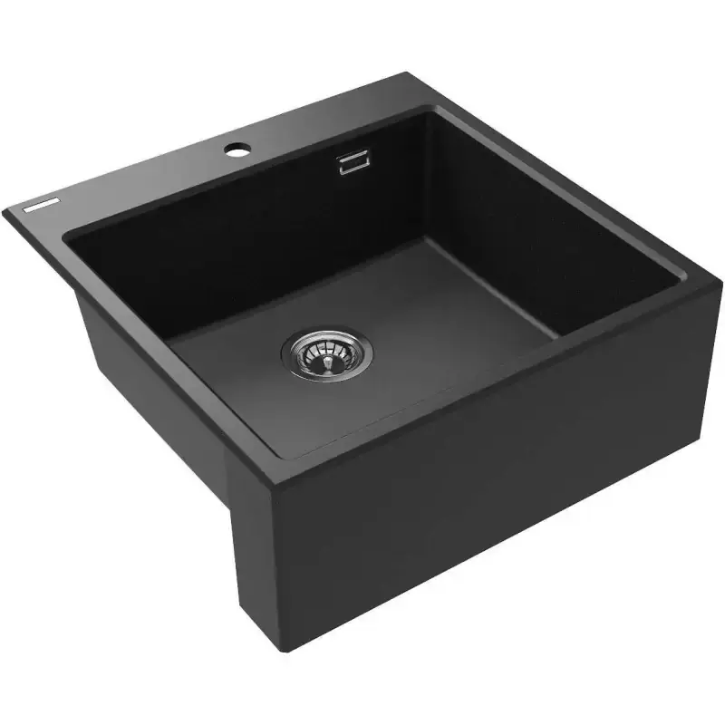 Küchenspüle für den externen Arbeitsplatteneinbau TOP in der Farbe Graphit Deante ERIDAN ZQE_G10K Spedizione Espresso